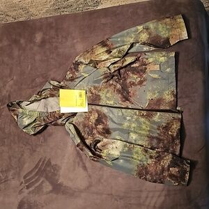 Green kids windbreaker